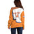 Custom Netherlands Football Off Shoulder Sweater 2025 Go Champions Holland