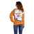 Custom Netherlands Football Off Shoulder Sweater 2025 Go Champions Holland