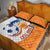 Custom Netherlands Football Quilt Bed Set 2025 Go Champions Holland