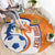 Custom Netherlands Football Round Carpet 2025 Go Champions Holland