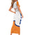 Custom Netherlands Football Short Sleeve Bodycon Dress 2025 Go Champions Holland
