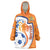 Custom Netherlands Football Wearable Blanket Hoodie 2025 Go Champions Holland