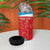 Custom Luxembourg Football 4 in 1 Can Cooler Tumbler Allez Les Lions Rouges