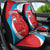 Custom Luxembourg Football Car Seat Cover Allez Les Lions Rouges