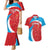 Custom Luxembourg Football Couples Matching Mermaid Dress and Hawaiian Shirt Allez Les Lions Rouges