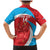 Custom Luxembourg Football Family Matching Mermaid Dress and Hawaiian Shirt Allez Les Lions Rouges