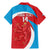 Custom Luxembourg Football Family Matching Mermaid Dress and Hawaiian Shirt Allez Les Lions Rouges