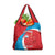 Custom Luxembourg Football Grocery Bag Allez Les Lions Rouges