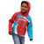 Custom Luxembourg Football Kid Hoodie Allez Les Lions Rouges