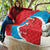 Custom Luxembourg Football Quilt Allez Les Lions Rouges