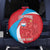 Custom Luxembourg Football Spare Tire Cover Allez Les Lions Rouges