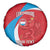 Custom Luxembourg Football Spare Tire Cover Allez Les Lions Rouges