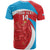 Custom Luxembourg Football T Shirt Allez Les Lions Rouges