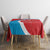 Custom Luxembourg Football Tablecloth Allez Les Lions Rouges