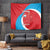 Custom Luxembourg Football Tapestry Allez Les Lions Rouges