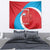 Custom Luxembourg Football Tapestry Allez Les Lions Rouges