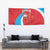 Custom Luxembourg Football Tapestry Allez Les Lions Rouges