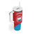 Custom Luxembourg Football Tumbler With Handle Allez Les Lions Rouges