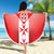 Custom Malta Football Beach Blanket Maltese Cross Sporty Style