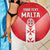 Custom Malta Football Beach Blanket Maltese Cross Sporty Style