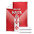 Custom Malta Football Blanket Maltese Cross Sporty Style