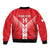 Custom Malta Football Bomber Jacket Maltese Cross Sporty Style