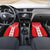 Custom Malta Football Car Mats Maltese Cross Sporty Style