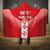 Custom Malta Football Hooded Blanket Maltese Cross Sporty Style