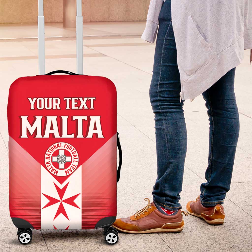 Custom Malta Football Luggage Cover Maltese Cross Sporty Style