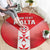 Custom Malta Football Round Carpet Maltese Cross Sporty Style