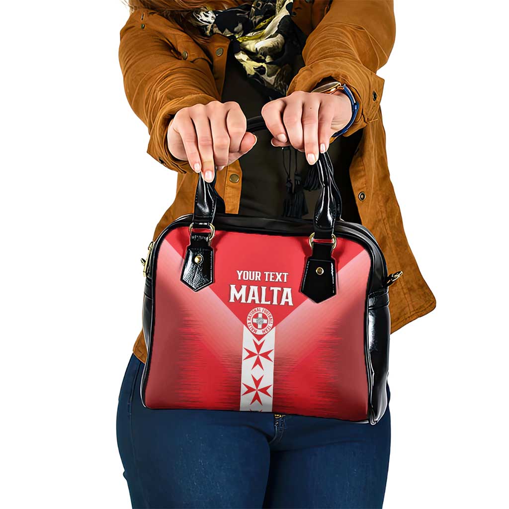 Custom Malta Football Shoulder Handbag Maltese Cross Sporty Style