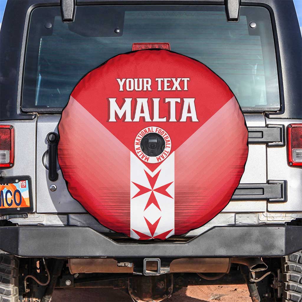 Custom Malta Football Spare Tire Cover Maltese Cross Sporty Style