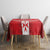 Custom Malta Football Tablecloth Maltese Cross Sporty Style