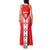 Custom Malta Football Tank Maxi Dress Maltese Cross Sporty Style