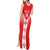 Custom Malta Football Tank Maxi Dress Maltese Cross Sporty Style