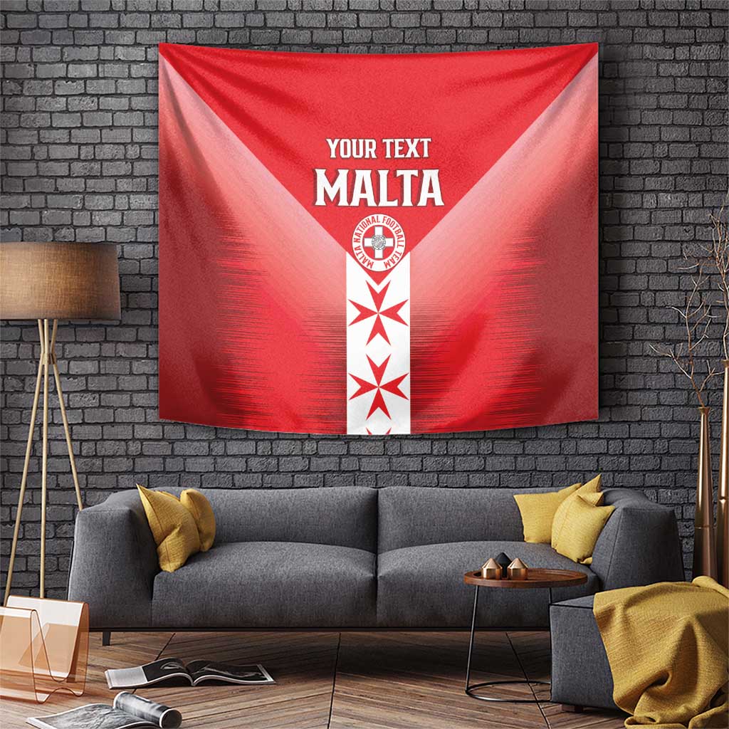 Custom Malta Football Tapestry Maltese Cross Sporty Style