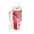 Custom Malta Football Tumbler With Handle Maltese Cross Sporty Style