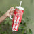 Custom Malta Football Tumbler With Handle Maltese Cross Sporty Style