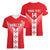 Custom Malta Football Women V-Neck T-Shirt Maltese Cross Sporty Style