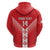 Custom Malta Football Zip Hoodie Maltese Cross Sporty Style