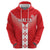 Custom Malta Football Zip Hoodie Maltese Cross Sporty Style