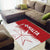 Custom Malta Football Area Rug Go Champions Flag Style