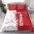 Custom Malta Football Bedding Set Go Champions Flag Style