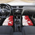 Custom Malta Football Car Mats Go Champions Flag Style