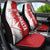 Custom Malta Football Car Seat Cover Go Champions Flag Style