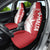 Custom Malta Football Car Seat Cover Go Champions Flag Style