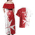 Custom Malta Football Couples Matching Off Shoulder Maxi Dress and Hawaiian Shirt Go Champions Flag Style