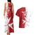 Custom Malta Football Couples Matching Tank Maxi Dress and Hawaiian Shirt Go Champions Flag Style