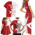 Custom Malta Football Family Matching Short Sleeve Bodycon Dress and Hawaiian Shirt Go Champions Flag Style