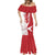 Custom Malta Football Mermaid Dress Go Champions Flag Style